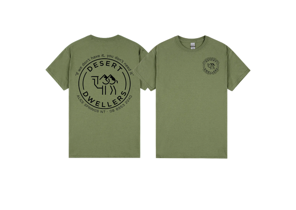 Desert Dwellers OG Style Tee Unisex - Black Print