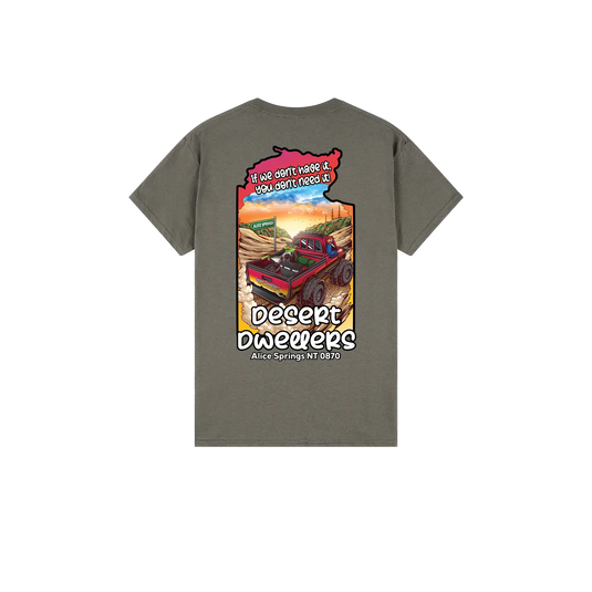 Desert Dwellers Full Print Shirt - Unisex - White Logo