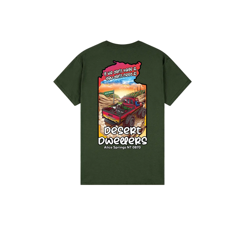 Load image into Gallery viewer, Desert Dwellers Full Print Shirt - Unisex - White Logo
