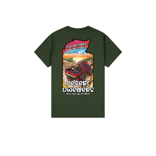 Desert Dwellers Full Print Shirt - Unisex - White Logo