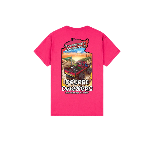 Desert Dwellers Full Print Shirt - Unisex - White Logo