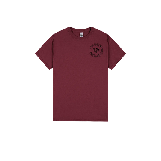Maroon front flat lay