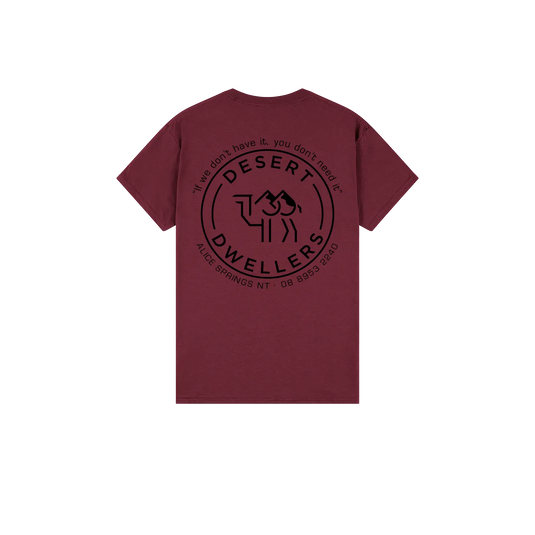 Desert Dwellers OG Style Tee Unisex - Black Print