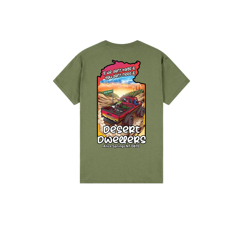 Load image into Gallery viewer, Desert Dwellers Full Print Shirt - Unisex - White Logo
