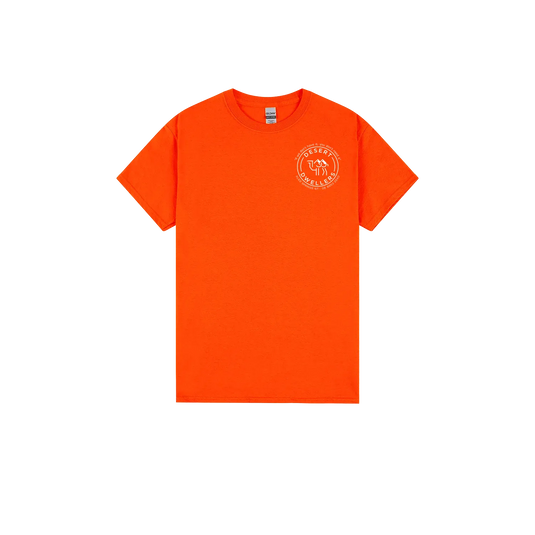 Orange front flat lay
