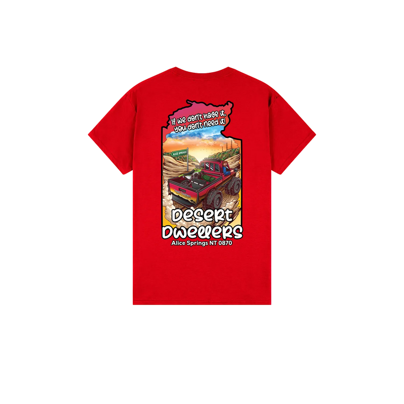 Load image into Gallery viewer, Desert Dwellers Full Print Shirt - Unisex - White Logo
