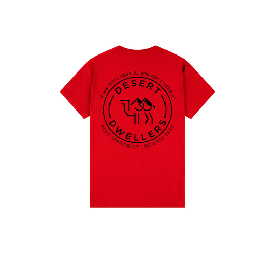 Desert Dwellers OG Style Tee Unisex - Black Print