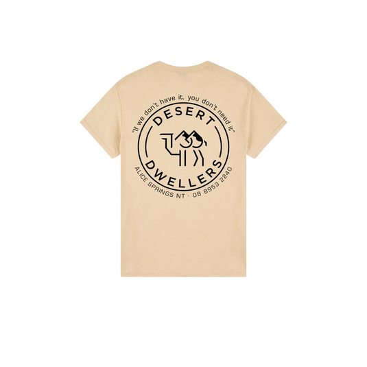 Desert Dwellers OG Style Tee Unisex - Black Print