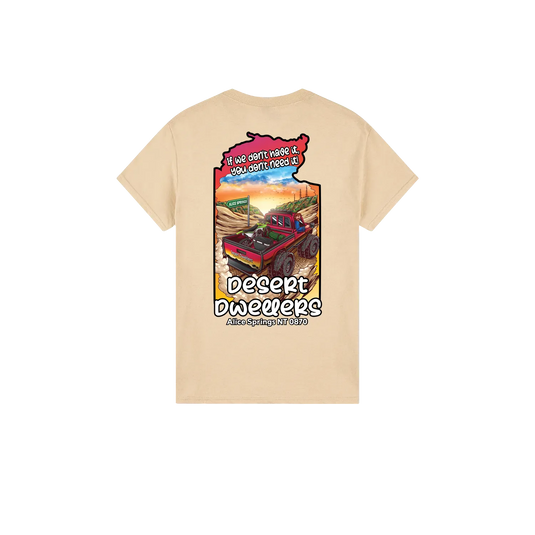 Desert Dwellers Full Print Shirt - Unisex - White Logo